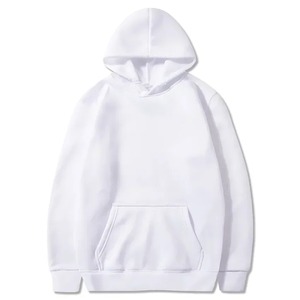 Sudadera con Capucha para Hombre, Invierno, Felpa, Poliéster/Algodón, Moda Básica, Color Sólido, Combinable con Todo, Chaqueta Juvenil Masculina para Fitness - Product Image 5