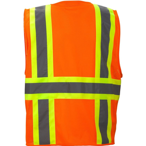 Chaleco de Trabajo Personalizado de Alta Visibilidad con Servicio OEM, Chaleco de Trabajo Reflectante sin Mangas - Product Image 3