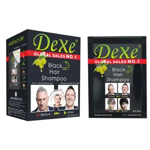 Dexe hot selling no side effect hair shampoo black