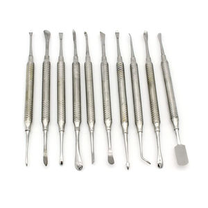 Instrumental Quirúrgico Dental Navel, Juego de 10 Separadores de Periósteo de Doble Extremo de Acero Inoxidable, Certificado CE - Product Image 3