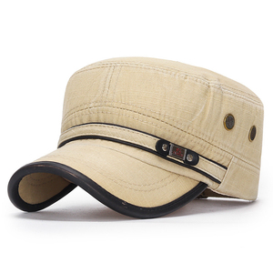 Four Seasons Retro Faded Men's Casual Fishing Camp Sailor Cap Universal Vintage Flat Cap Edge Ciclismo Rendimiento Uso en la playa - Product Image 4