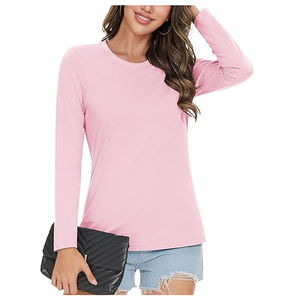 T-shirt pour homme 100% coton Design uni avec logo personnalisé et tissu tricoté uni - Product Image 3