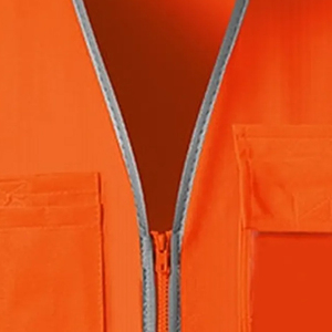 Veste bomber réfléchissante de haute qualité 100% polyester, nouveau style, vêtements de travail pour adultes, gilet de sécurité avec 6 poches, respirant et élégant - Product Image 3