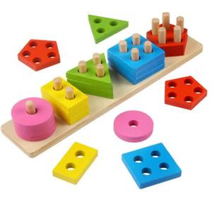 Idéal pour le développement du cerveau, ces puzzles en blocs de bois divertissent et éduquent les tout-petits de manière créative disponibles au prix de gros - Product Image 2
