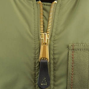 Venta al por mayor 2025 chaqueta de invierno de hombre de talla grande de moda diseño de bombardero personalizable en tela de lona - Product Image 3