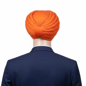 Turbantes Tradicionales para Adultos, Tela de Algodón, Transpirable, Cómodo, Tocado Cultural, Uso Diario, Uso Religioso, Suministro al por Mayor - Product Image 2