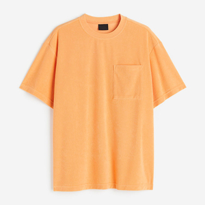 T-shirt chemises de haute qualité poids lourd uni surdimensionné T-shirt impression broderie personnalisé blanc 100% coton hommes T-shirt T-shirt - Product Image 6