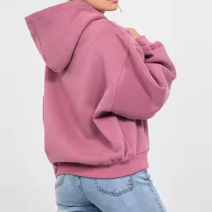 Sweat à capuche thermique personnalisé pour hommes de haute qualité Streetwear à double fermeture éclair polaire 100% coton meilleur prix - Product Image 3