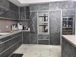 Transparent Veneer Stone Interior Teakwood Wall <b>Panels</b> K.Black Gold Modern Design for Hotel Wall Cladding Decoration - Product Image 4