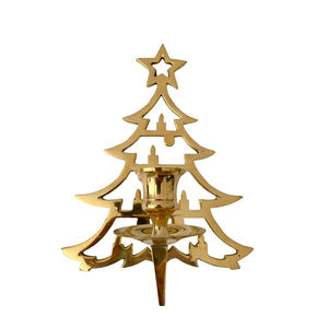Portavelas de Aluminio para Árbol de Navidad con Acabado Plateado para Decoración Navideña en Hogares, Hoteles, Resorts y Restaurantes, Proveedor Indio - Product Image 2