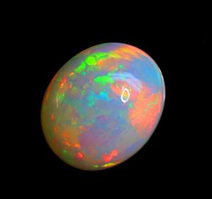 Piedra preciosa de cabujón suelto de ópalo etíope AAA +++-Gemas de ópalo de forma ovalada Welo Play Of Fire-Piedra brillante pulida suave para joyería - Product Image 6