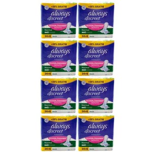 Toallas sanitarias largas siempre discretas 2X32 unidades - Product Image 2