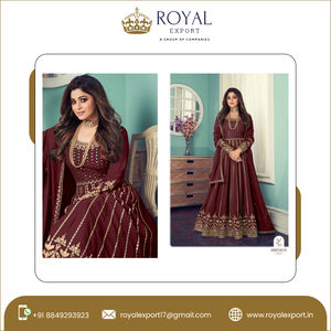 Vestido Anarkali de alta calidad, colección del Real Export - Product Image 4