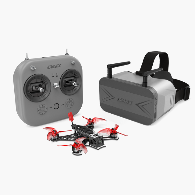 EMAX Official Tinyhawk III Plus Freestyle Analog FPV Toy Kit RTF Outdoor Quadcopter With FPV Goggles and Remote Controller