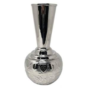 Floreros pequeños de Metal estilo flor para decoración del hogar regalo Flor de hierro costera Mesa moderna florero decorativo de aluminio - Product Image 3