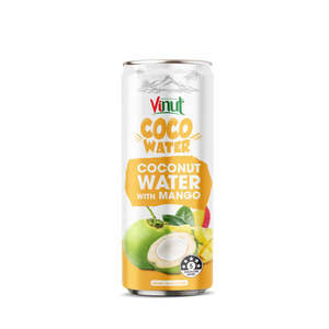 Eau de coco VINUT avec fruit de la passion 320 ml, eau de coco végétalienne et fruit de la passion, sans gluten, sans produits laitiers, marque d'exportation vietnamienne - Product Image 3