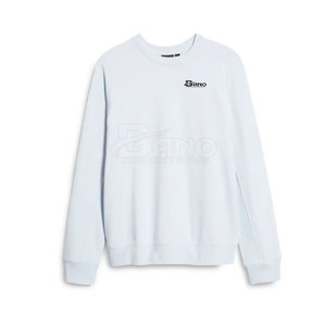 Vente en gros de sweat-shirt à col rond 360g de haute qualité en coton/polyester de couleur Palin personnalisée motif solide imprimé saison d'automne pour adultes - Product Image 1