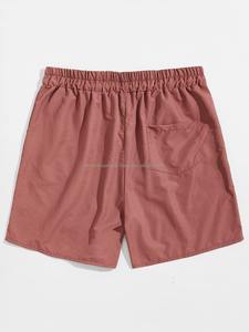 Short d'entraînement décontracté de haute qualité pour hommes, sur mesure, en toile respirante, avec motif solide, décoration anti-rides, séchage rapide, haut - Product Image 4