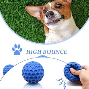 Yıkılmaz interaktif petek su geçirmez gıcırtılı köpek çiğnemek agresif Chewers için diş topu oyuncak temizler - Product Image 6