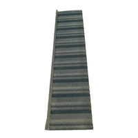 Tuile métallique de toiture enduite de pierre de résistance aux chocs 0.3mm 0.4mm feuille de toiture japonaise allemande Ethiopie Ghana Kenya Afrique