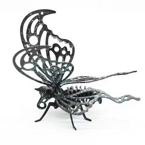 Papillon Vietnam Films décoratifs de luxe Décoration murale Intérieur de la maison Canapé Photo Métal Matériel Fabricant en gros pour l'utilisation de la chambre - Product Image 4