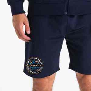 Verano hombres algodón dos piezas Casual conjuntos cortos camiseta y pantalones cortos para entrenamiento de gimnasia Fitness entrenamiento ropa deportiva ropa al aire libre - Product Image 4