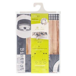 Mantel antimanchas de hule rectangular de 140 x 250 cm. Cuisin - Product Image 4