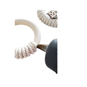 Nouveau thème ronds de serviette décoration macramé porte-serviettes rond coton macramé vêtements anneau pour les événements de mariage - Product Image 3