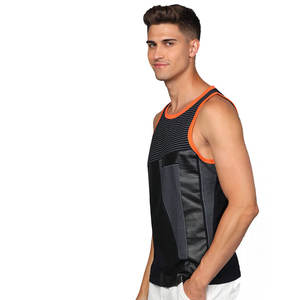 เสื้อกล้ามผู้ชายผ้าคอตตอนไซส์ใหญ่สำหรับใส่ไปยิมฟิตเนส - Product Image 3