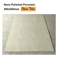 Carreaux Adhésifs Modernes Industriels en Porcelaine Mate 600x600 mm, Vitrifiés, Résistants aux Acides et aux Sels Solubles, Couleur Ivoire, pour Salon, Salle à Manger, Villa