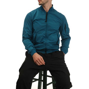 Chaqueta Bomber Deportiva Profesional de Invierno para Hombre al por Mayor, Logotipo Personalizado en la Parte Delantera, Cuello Alto, Transpirable, Color Personalizado, Servicio OEM - Product Image 6