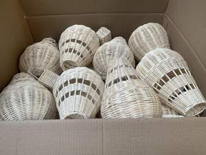 Bola de ratán hecha a mano para exhibición de calcetines de ratán, diseño 100% Bola de ratán, perfecta para decoración navideña y abalorio de árbol - Product Image 5