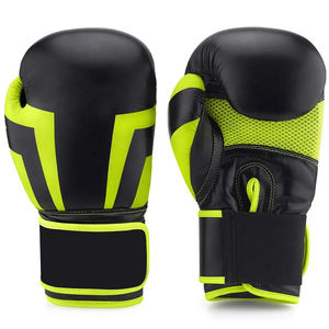 Nuevo diseño de color personalizado de alta calidad de cuero PU de los hombres de guantes de boxeo Venta de Material personalizado Guantes de boxeo deportivos - Product Image 1