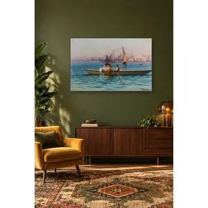 Impression sur toile : Promenade en bateau Fida Zonaro avec parasols sur le Bosphore - Product Image 3