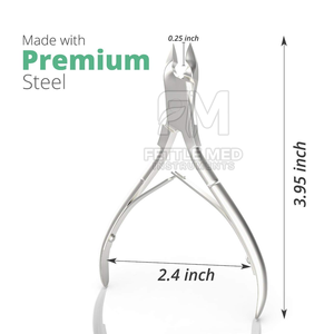 Pince à cuticules de précision pour ongles des mains et des pieds, fournisseur d'outils de beauté, pince à cuticules personnalisée - Product Image 3