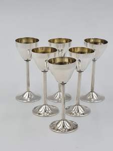 Copa de Metal de Acero Inoxidable Plateada para Servir Vino y Cerveza, Decoración de Fiestas y Bares, Copa de Metal para Servir Vino - Product Image 2