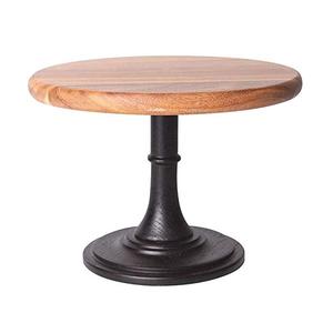 Support de gâteau de décoration de table tendance pour fête de mariage et fête d'anniversaire support de gâteau en bois de table - Product Image 2
