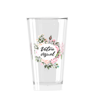 Personalised Wobz Beer glass Shaker 37CL Europe Design Custom with Digital Printing <b>No</b> Minimum Quantity Made in France Party - Product Image 2