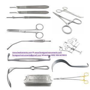 Juego de Instrumentos Quirúrgicos para Laparotomía de Acero Inoxidable de Alta Calidad con Certificación CE, Herramientas Quirúrgicas Reutilizables para Quirófano - Product Image 3