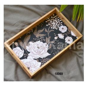 Assiettes de service en verre antique de forme ronde pour la cuisine et le restaurant à la maison - Product Image 3