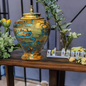 Handmade Fractal Burning Urn Ashes Beautiful Cremation <b>Memorial</b> Human Ashes <b>Pet</b> <b>Box</b> <b>for</b> Your Loved One - Product Image 3
