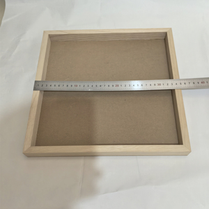 Bandeja baja <span class=keywords><strong>de</strong></span> <span class=keywords><strong>madera</strong></span> cuadrada apilable multiusos con bandeja <span class=keywords><strong>de</strong></span> <span class=keywords><strong>madera</strong></span> inferior <span class=keywords><strong>de</strong></span> MDF y marcos <span class=keywords><strong>para</strong></span> organizador <span class=keywords><strong>de</strong></span> exhibición o tablero <span class=keywords><strong>de</strong></span> lona <span class=keywords><strong>de</strong></span> <span class=keywords><strong>madera</strong></span> - Product Image 4