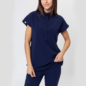 Juegos de fregado médico unisex para enfermeras, médicos, dentistas, ropa de trabajo de Hospital, tela de lona de LICRA/poliéster de alta calidad - Product Image 1