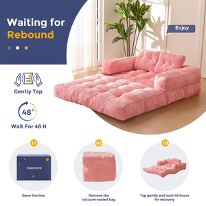 Nouveau produit en promotion pour 2026 : Canapé double Tik Tok sous vide, MOQ 1 pièce, installation sans outillage requis - Product Image 4