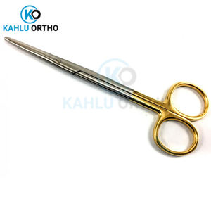 Mango dorado Buen proveedor Precio de fábrica Venta superior Tijeras quirúrgicas de acero inoxidable por KAHLU ORTHOPEDIC - Product Image 3