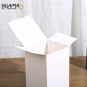 HUAMAO Minimalist Solid Color Cosmetic Packaging <b>Box</b> Custom Matte Finish Paper <b>Box</b> for Beauty Skincare Products - Product Image 2