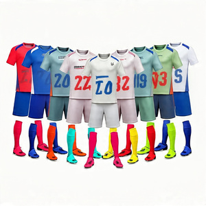Kits de vente en gros kit complet de football uniformes de football pour hommes maillot de football équipe ensemble professionnel maillot de football uni fabricant - Product Image 5