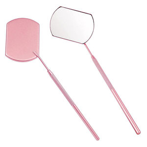 Miroir de contrôle des cils avec logo personnalisé, acier inoxydable, forme et couleur personnalisables, miroir pour extensions de cils, maquillage - Product Image 6