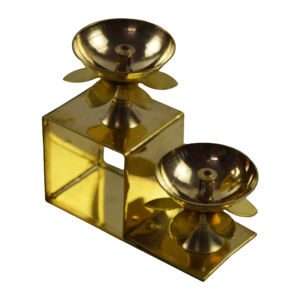 Diseño de Material de latón Joti Diya pulido brillante para decoración festiva de Diwali Akhand Joti Diya diseño decorativo para el hogar artículo Pooja - Product Image 2