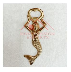 Ouvre-bouteille Queen en laiton de dernière conception pour la décoration de table Ouvre-bouteille Sculpture en laiton massif pour dames pour la décoration intérieure - Product Image 1